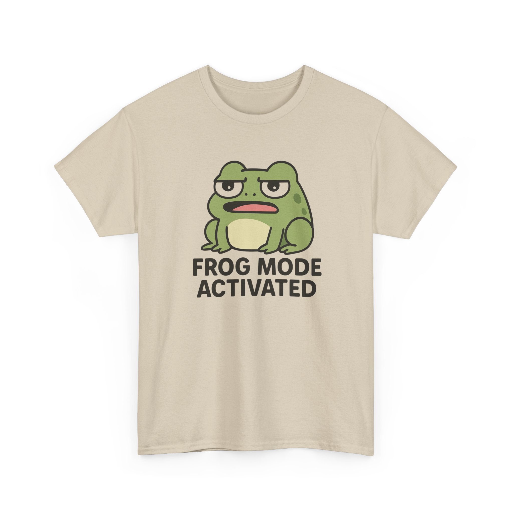 Frog Mode Activated T-Shirt — Cute Cartoon Frog Graphic Tee - Adult