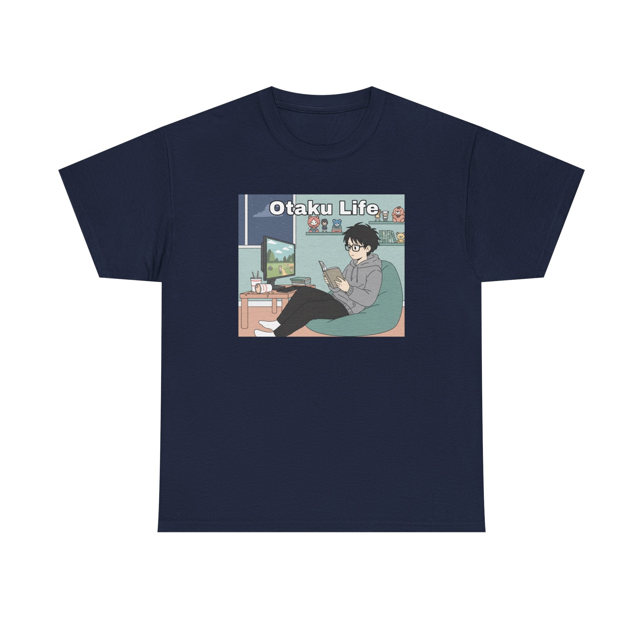 Otaku Life T-Shirt — Chill Anime Gamer Graphic Tee - Adult