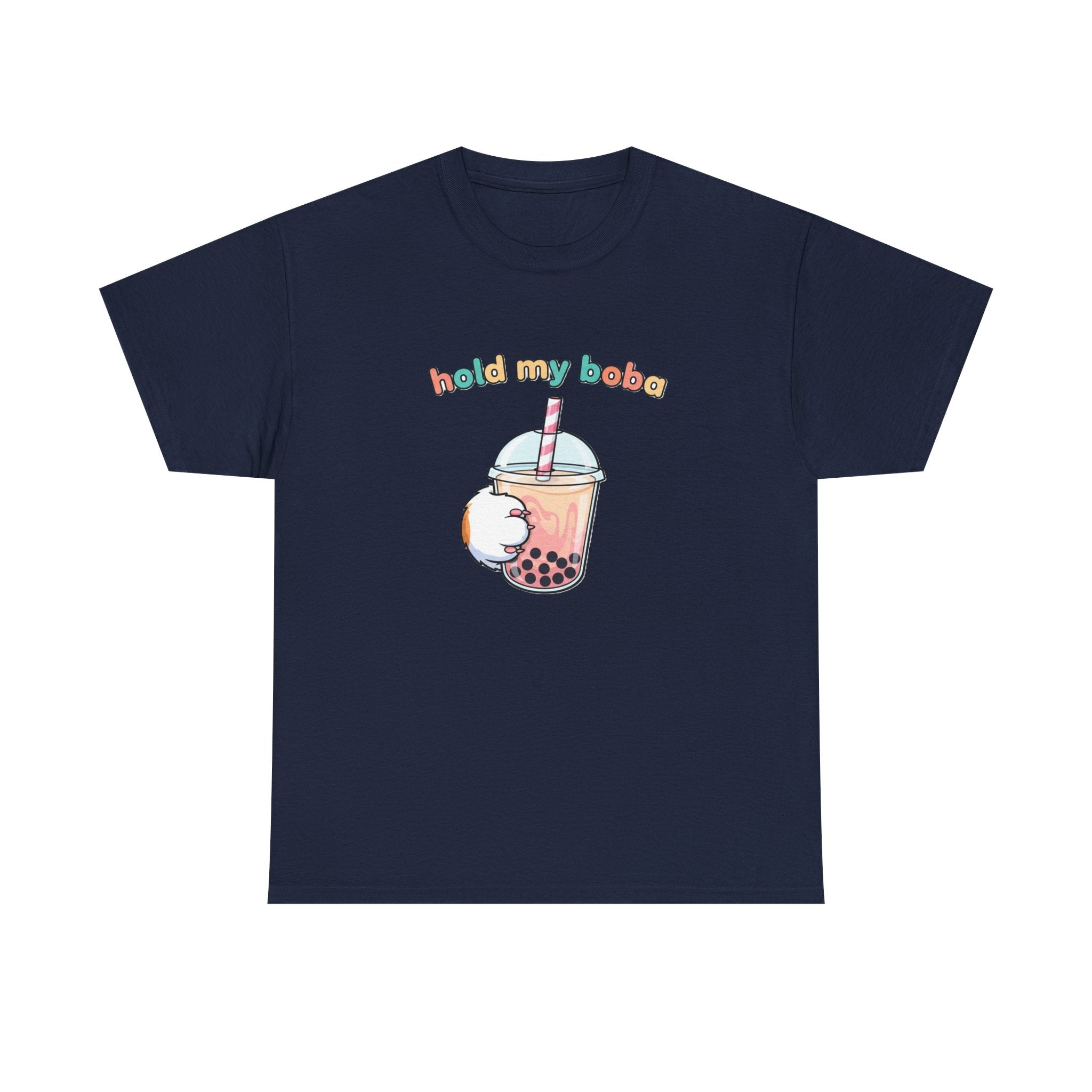 Hold My Boba T‑Shirt — Cute Bubble Tea Graphic Tee - Adult