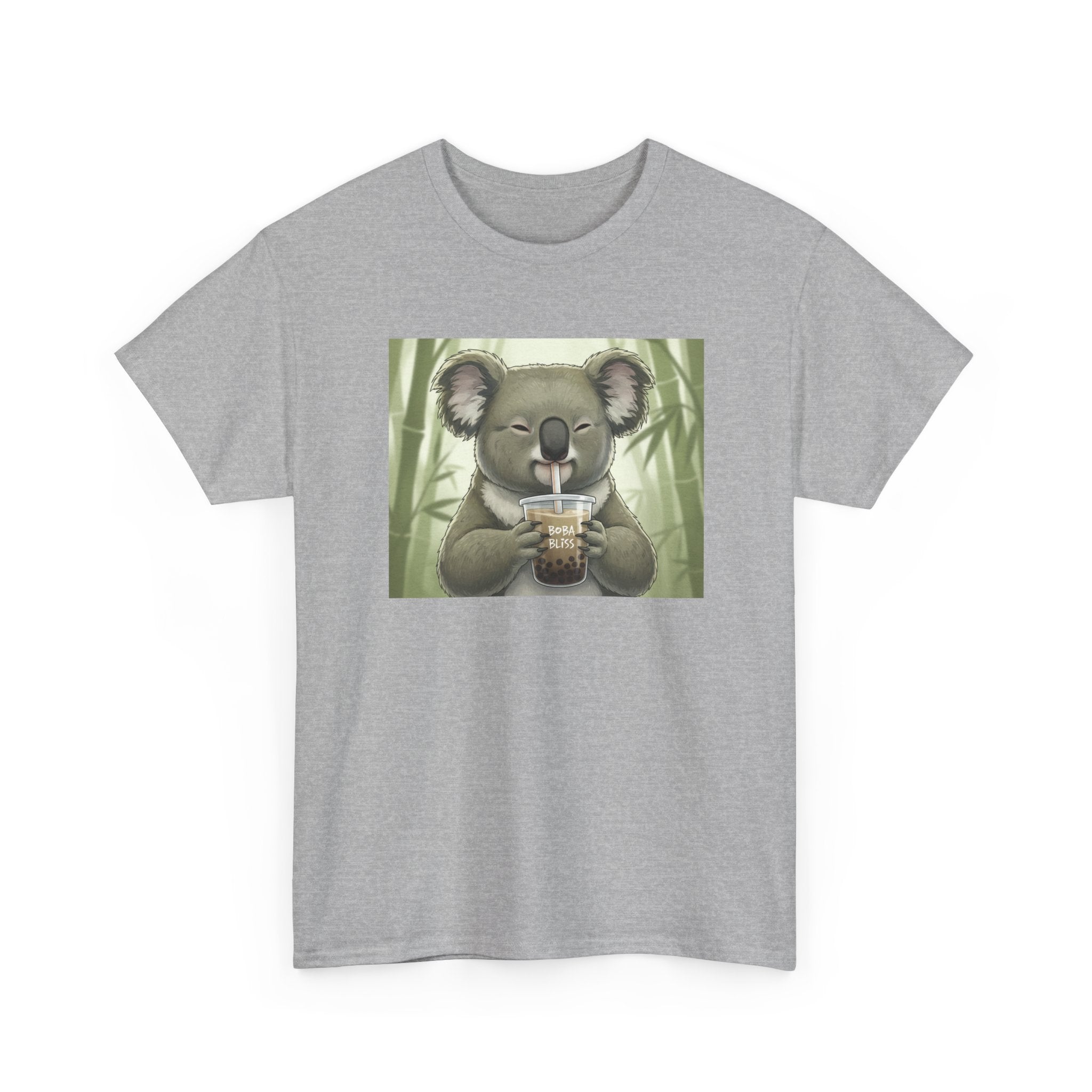 Koala Bubble Tea T‑Shirt — Cute Koala Drinking Boba Graphic Tee - Adult