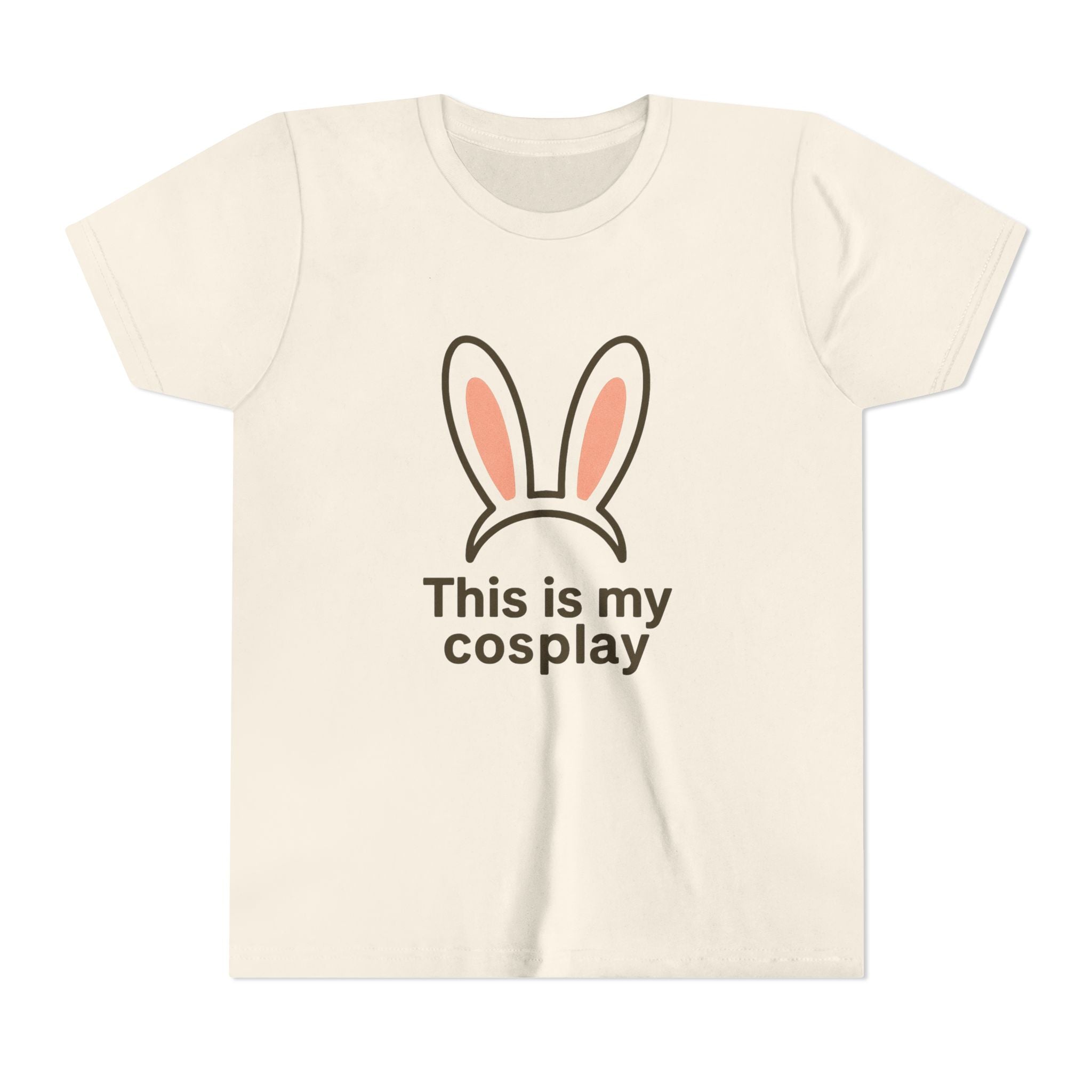 Youth Tee — "This is my cosplay" Bunny Ears Kids T‑Shirt