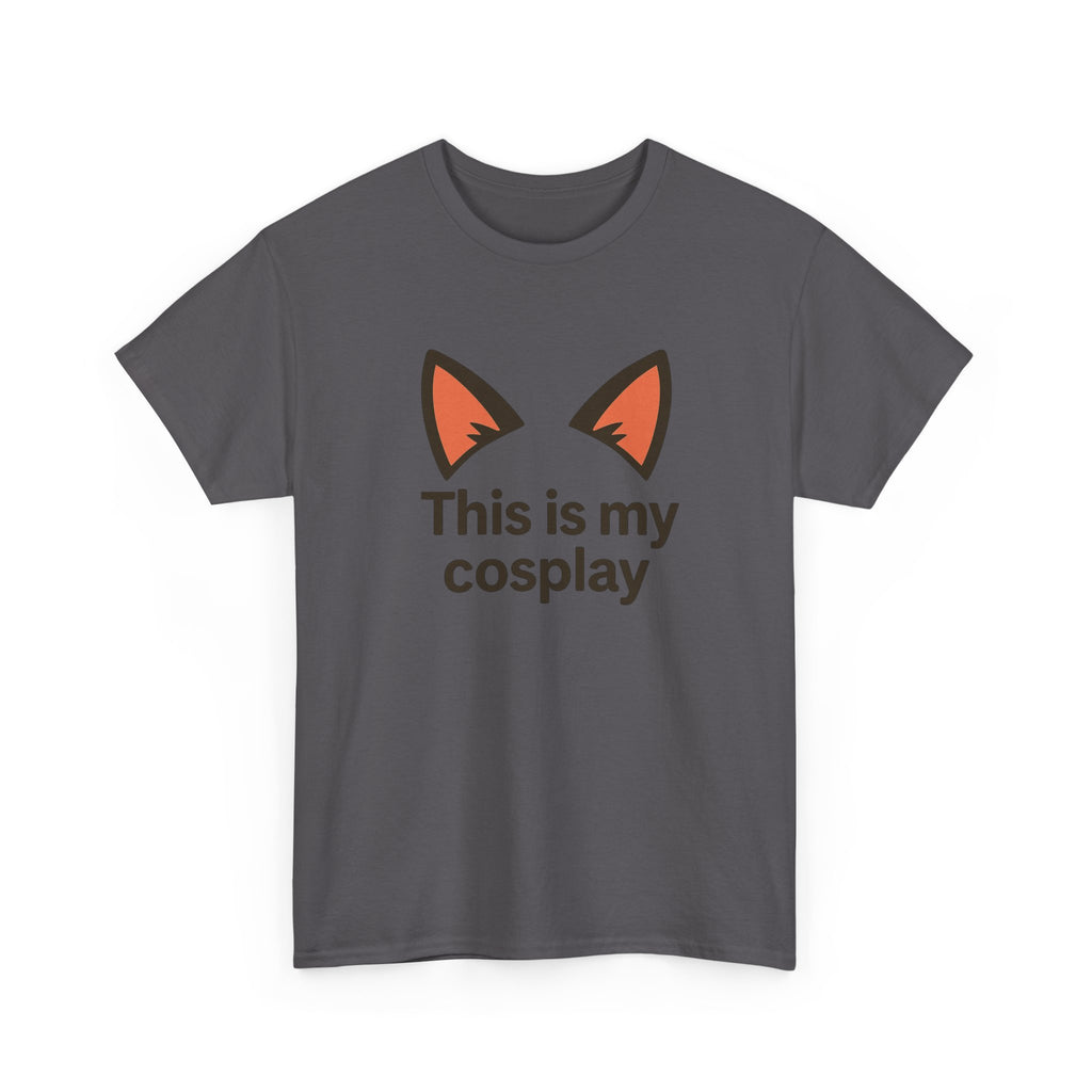 Cosplay Tee — "This is my cosplay" Fox Ear Graphic T-Shirt - Adult