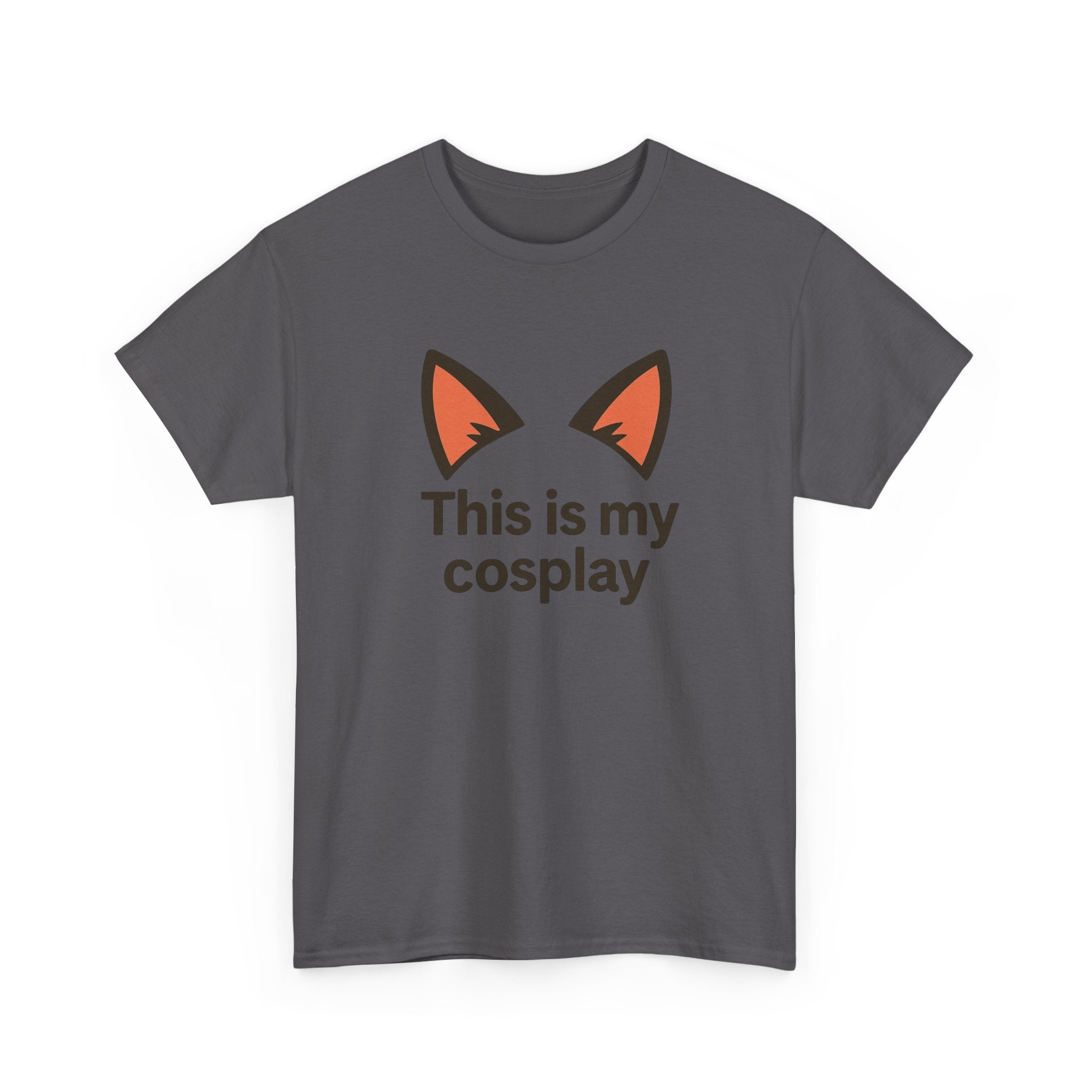 Cosplay Tee — "This is my cosplay" Fox Ear Graphic T-Shirt - Adult